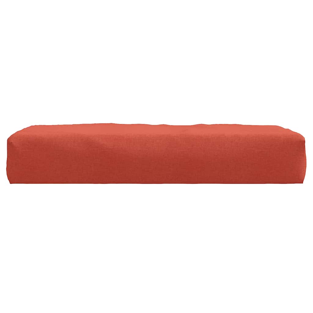 pallehynde 60x60x9,5 cm stof meleret rød
