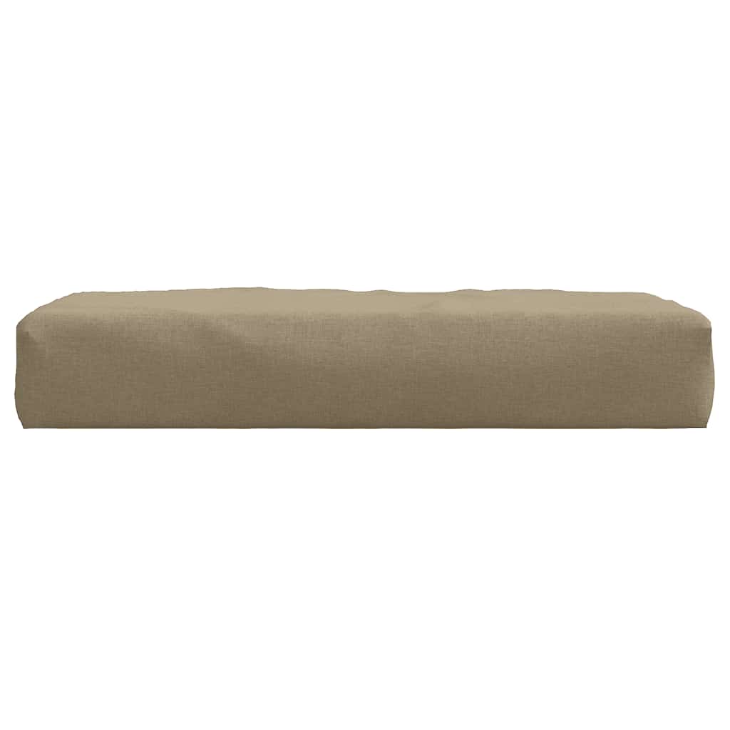 pallehynde 60x60x9,5 cm stof meleret gråbrun