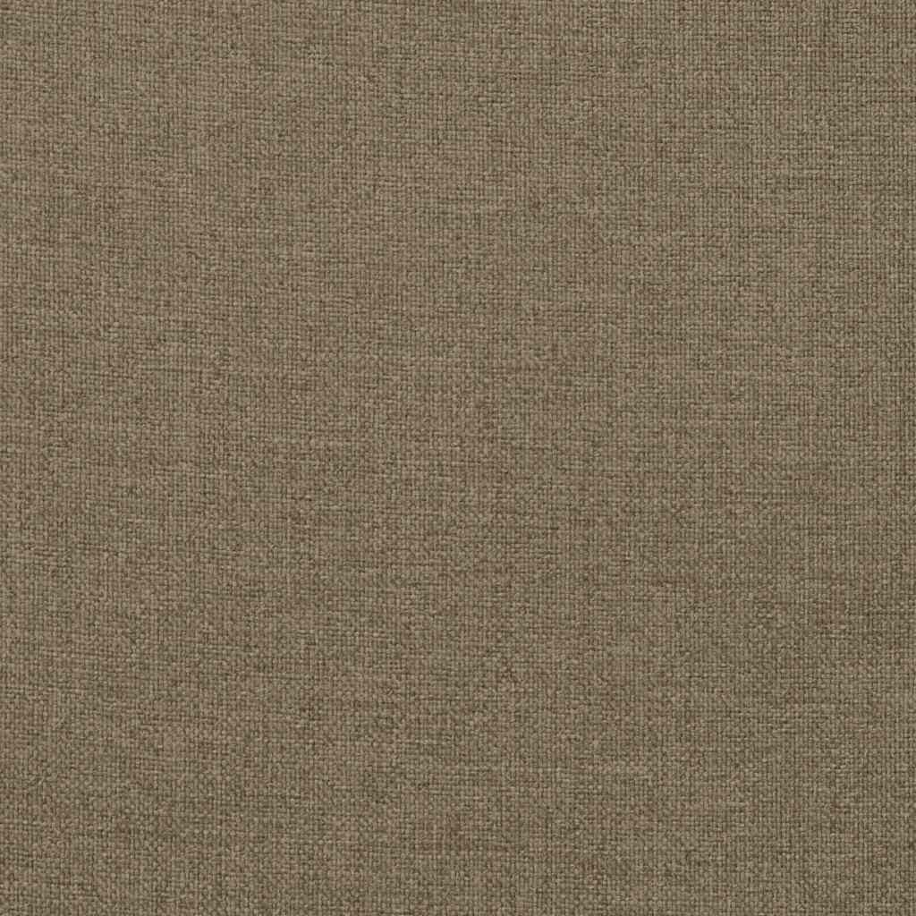 pallehynde 60x60x9,5 cm stof meleret gråbrun
