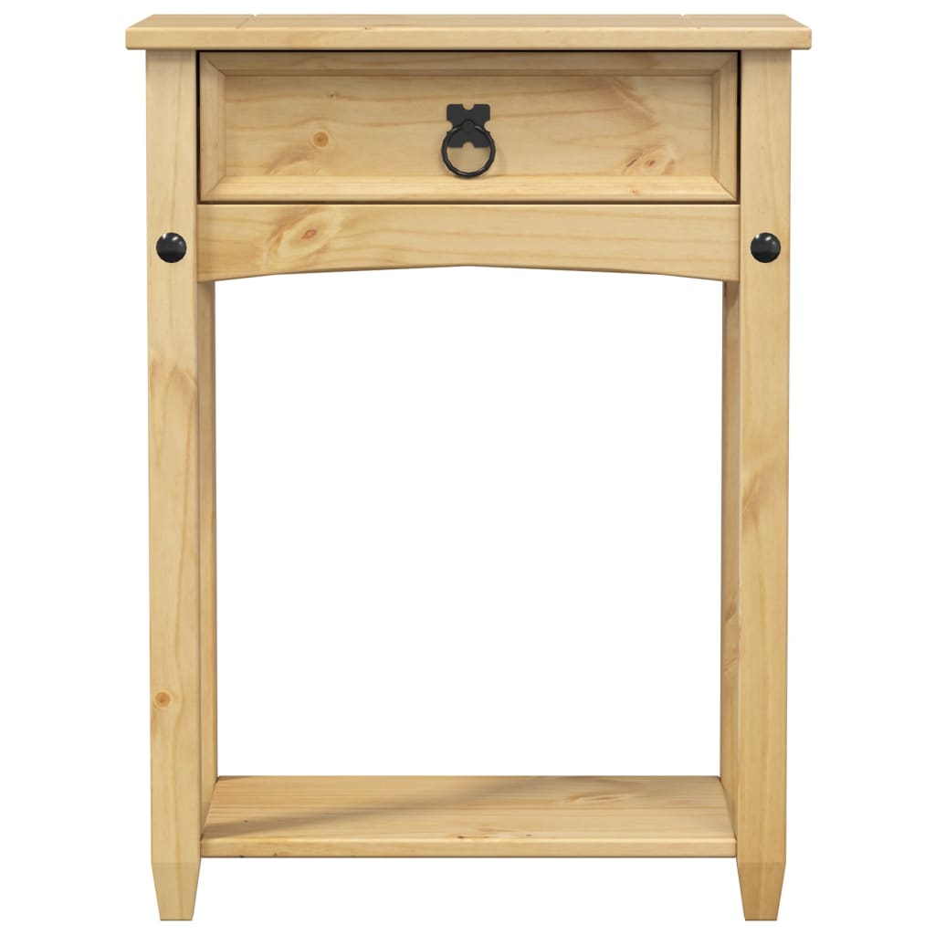 konsolbord Corona 55x35x73 cm massivt fyrretræ