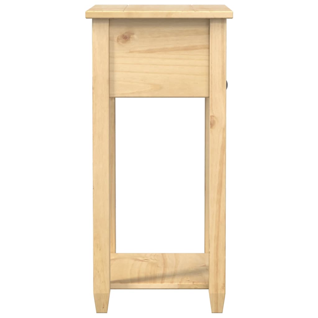 konsolbord Corona 55x35x73 cm massivt fyrretræ