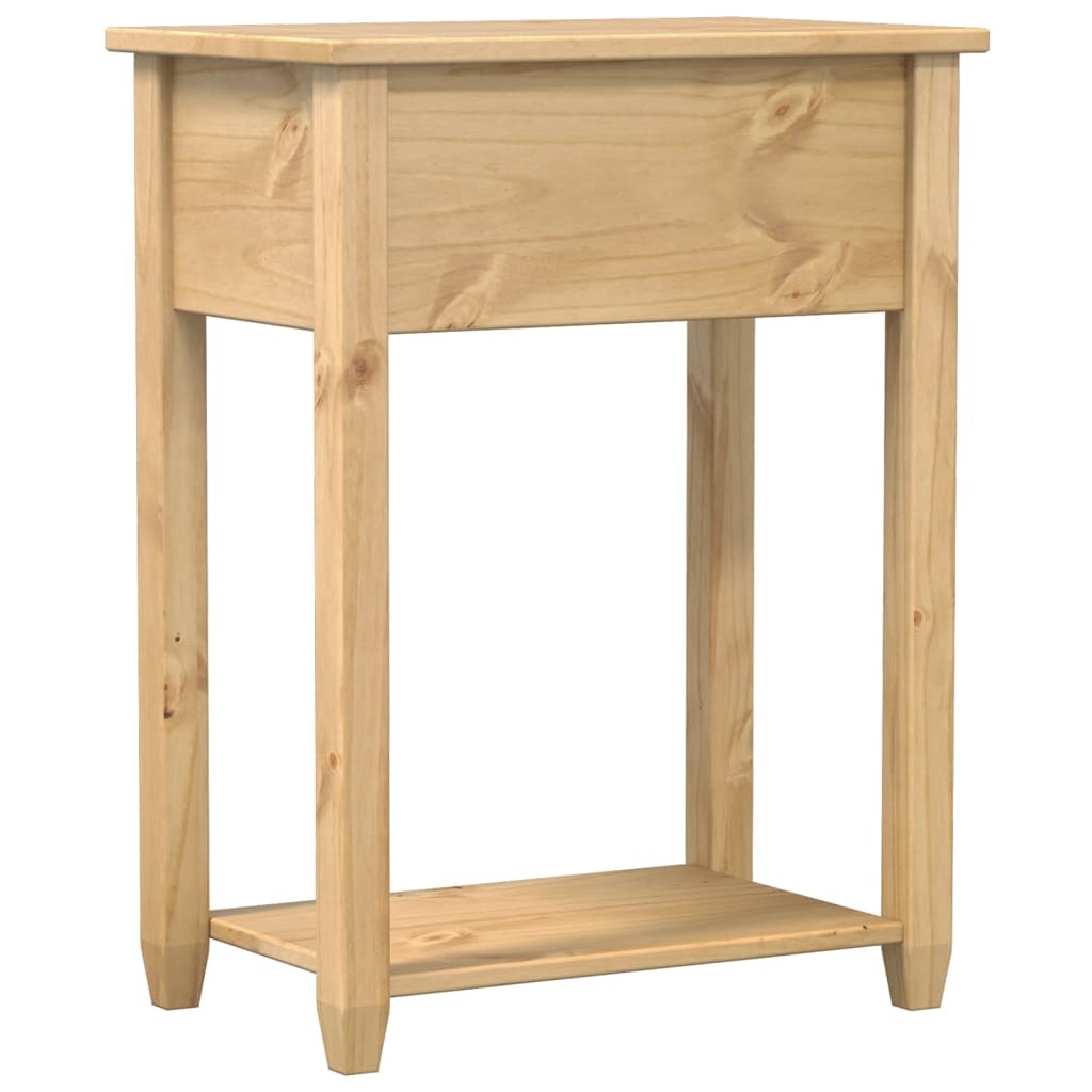 konsolbord Corona 55x35x73 cm massivt fyrretræ