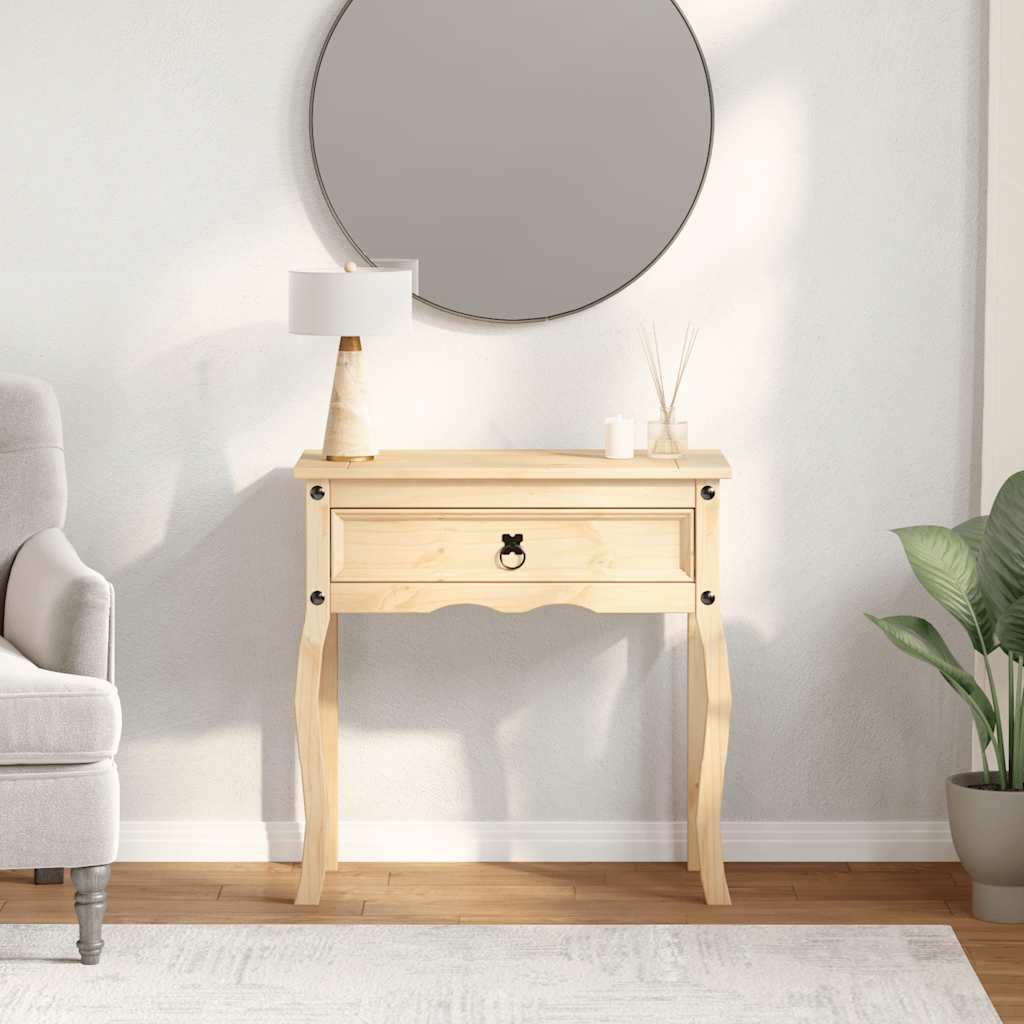 konsolbord Corona 73x35x73 cm massivt fyrretræ