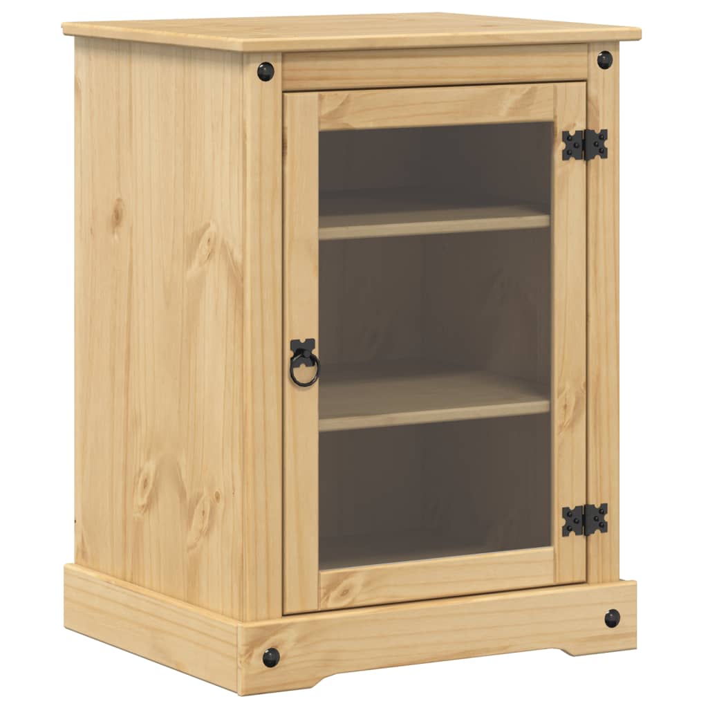 hi-fi-skab Corona 60x50x82 cm massivt fyrretræ