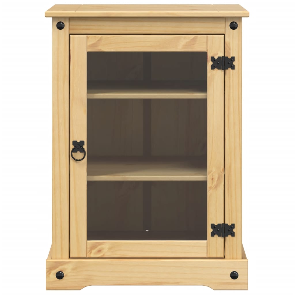 hi-fi-skab Corona 60x50x82 cm massivt fyrretræ