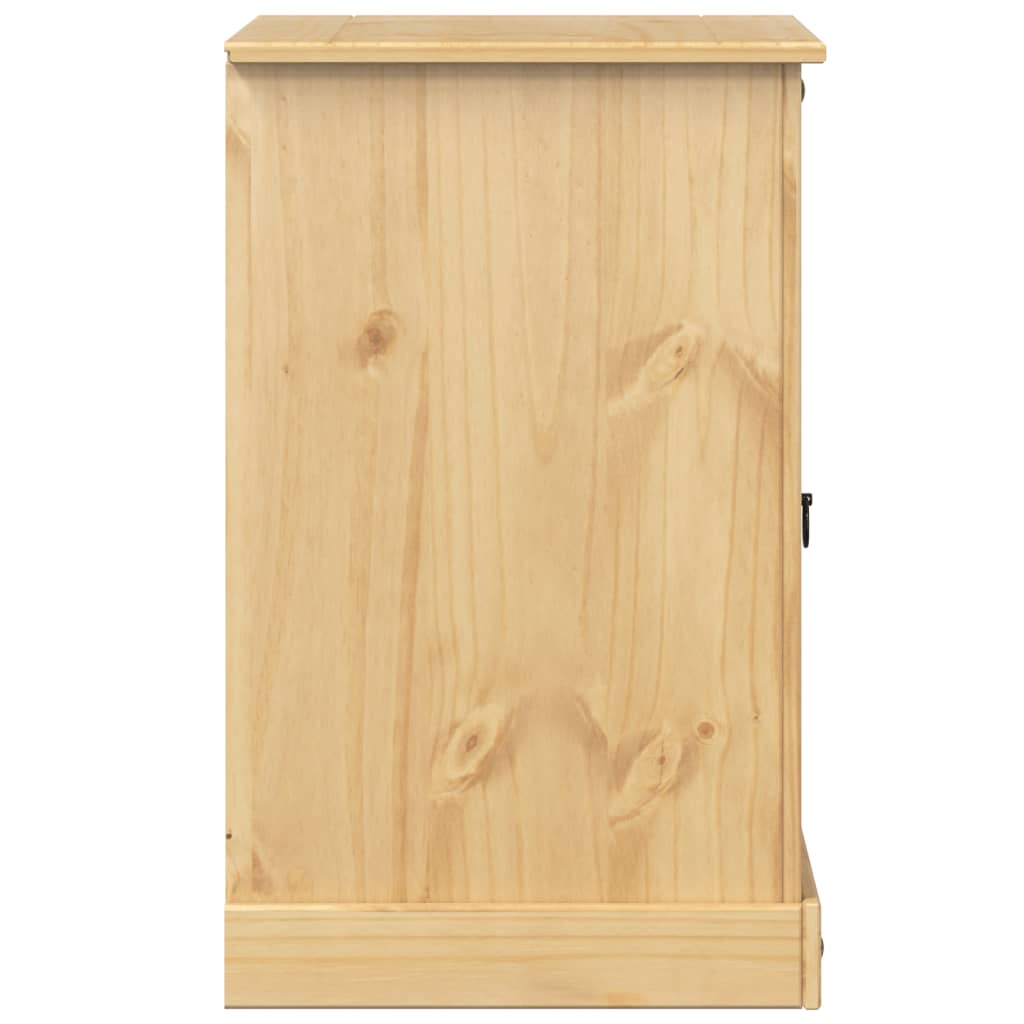 hi-fi-skab Corona 60x50x82 cm massivt fyrretræ