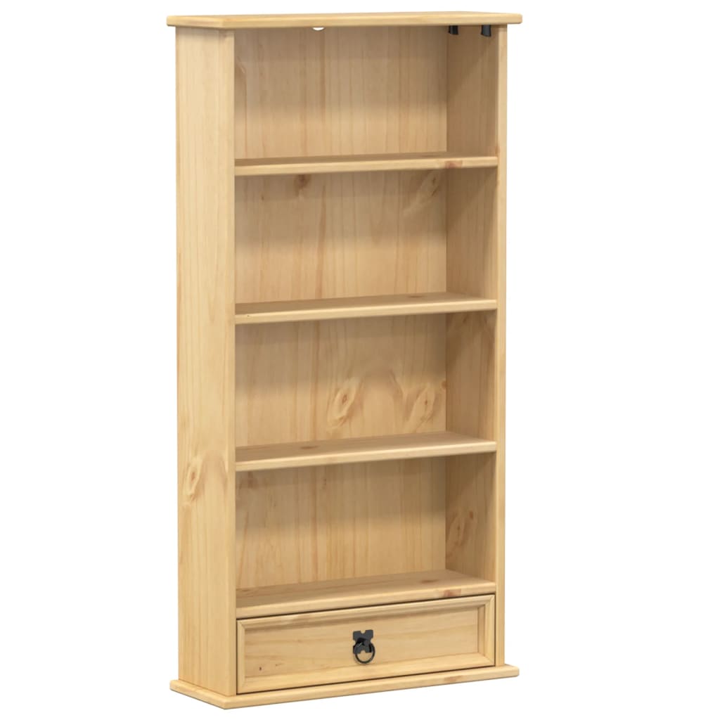 reol Corona 52x17,5x103 cm massivt fyrretræ