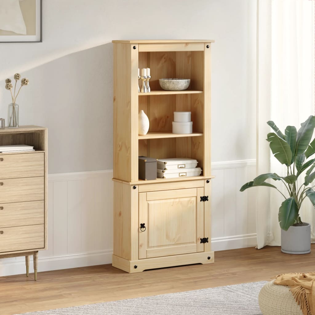 skab Corona 74x38x170 cm massivt fyrretræ