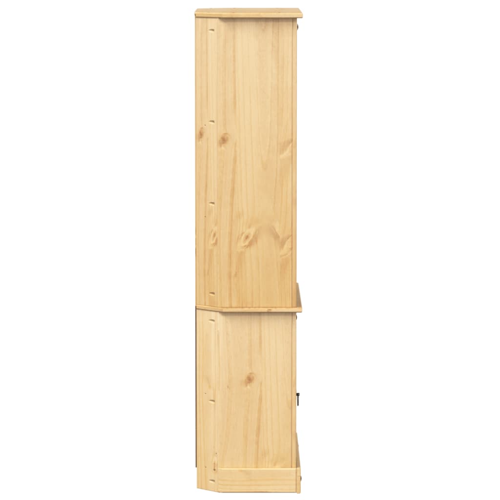 skab Corona 74x38x170 cm massivt fyrretræ
