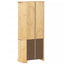 skab Corona 74x38x170 cm massivt fyrretræ