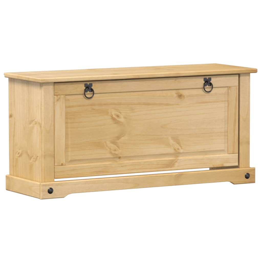 skoskab Corona 99x32x47 cm massivt fyrretræ