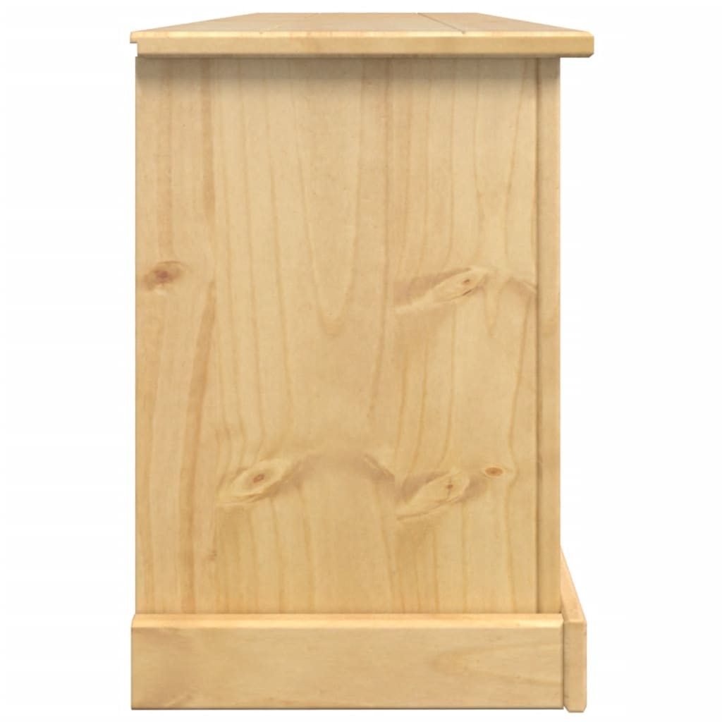 skoskab Corona 99x32x47 cm massivt fyrretræ