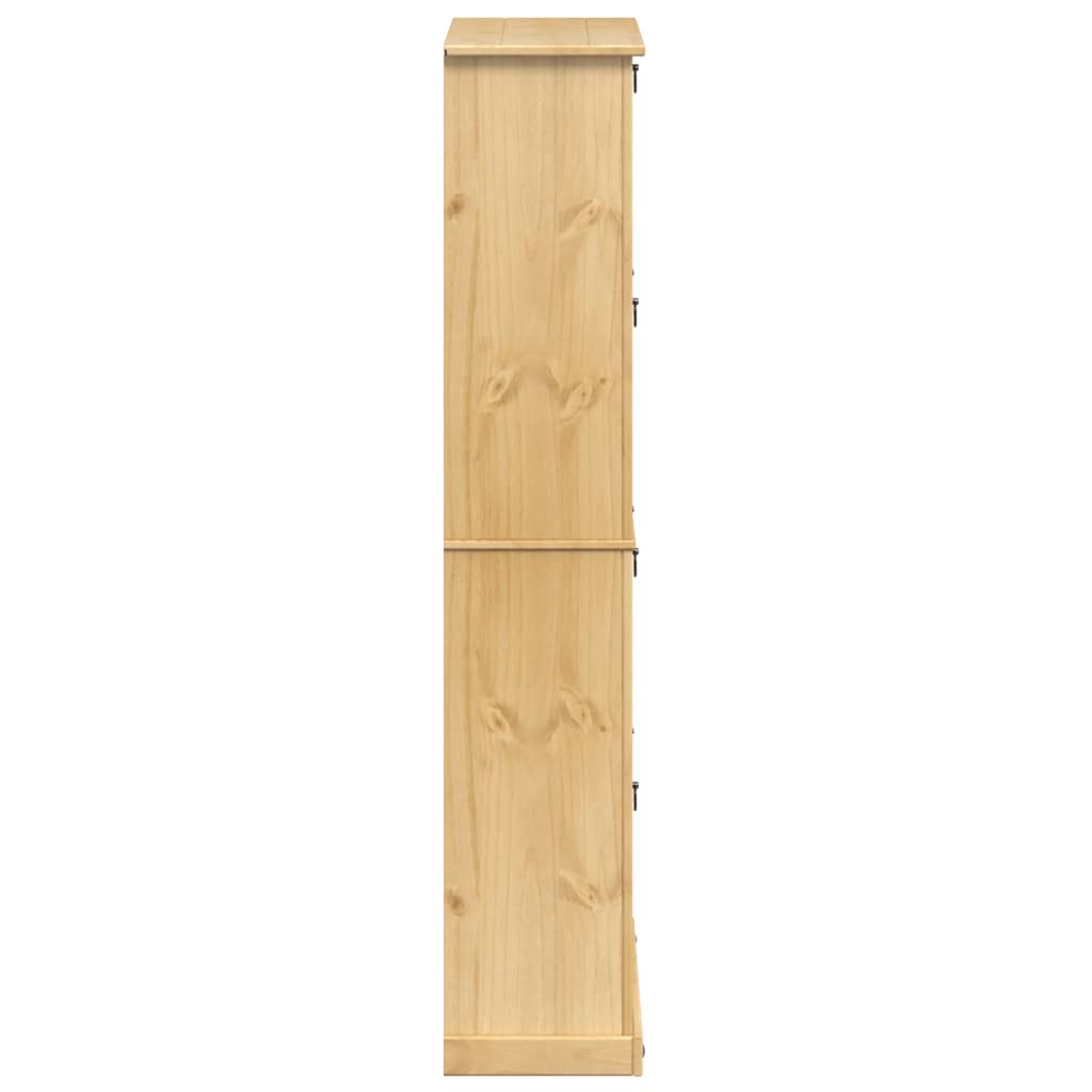 skoskab Corona 99x32x163,5 cm massivt fyrretræ