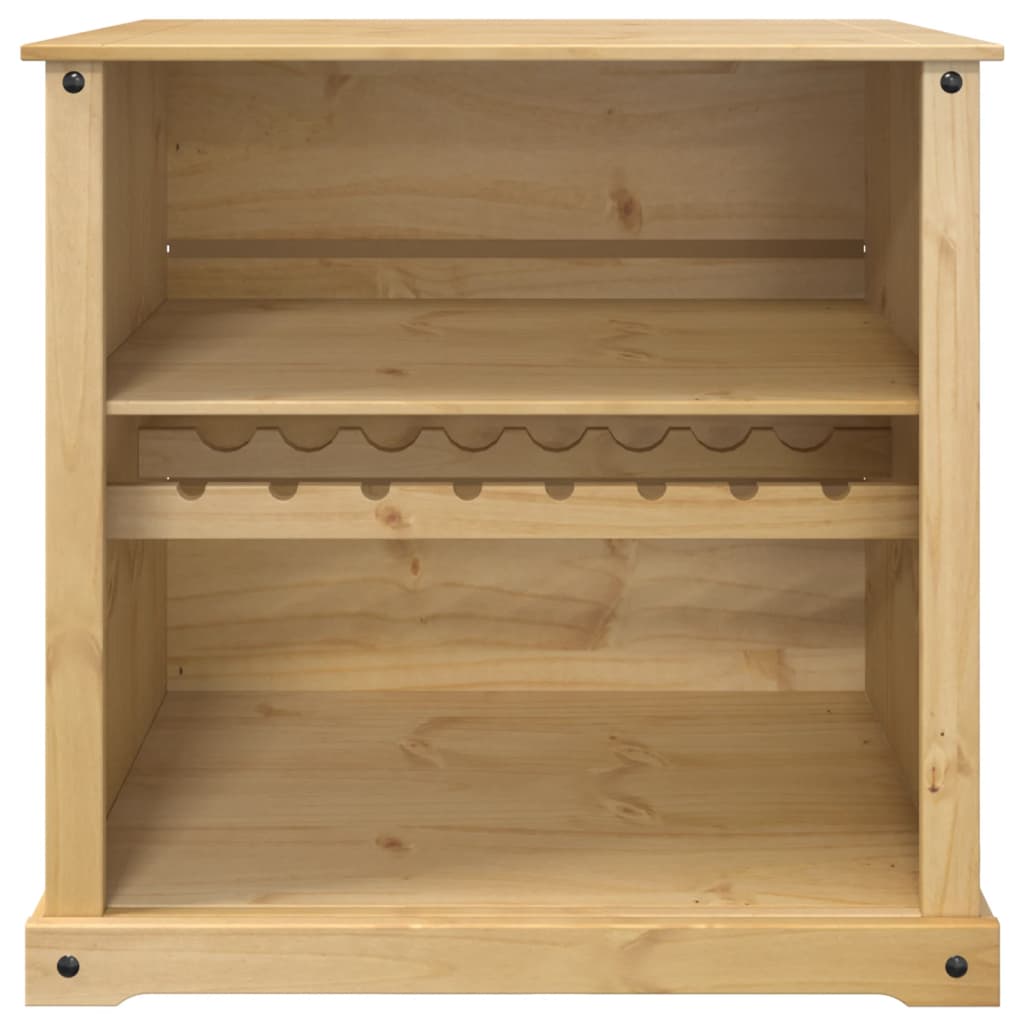 vinskab Corona 107,5x51x105,5 cm massivt fyrretræ