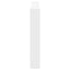 sengegavl med opbevaring og LED-lys 220x17x102 cm hvid