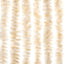 flueforhæng 100x220 cm chenille beige og hvid