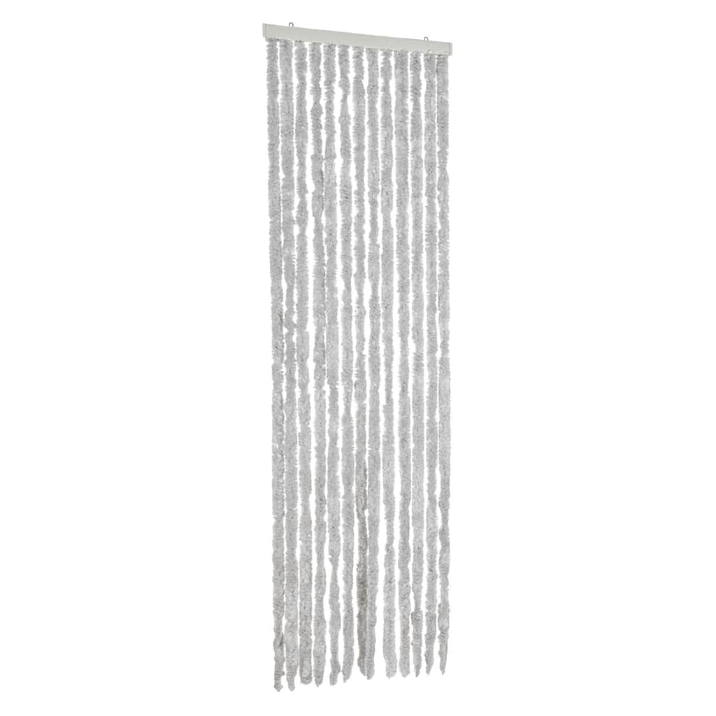 flueforhæng 56x185 cm chenille grå