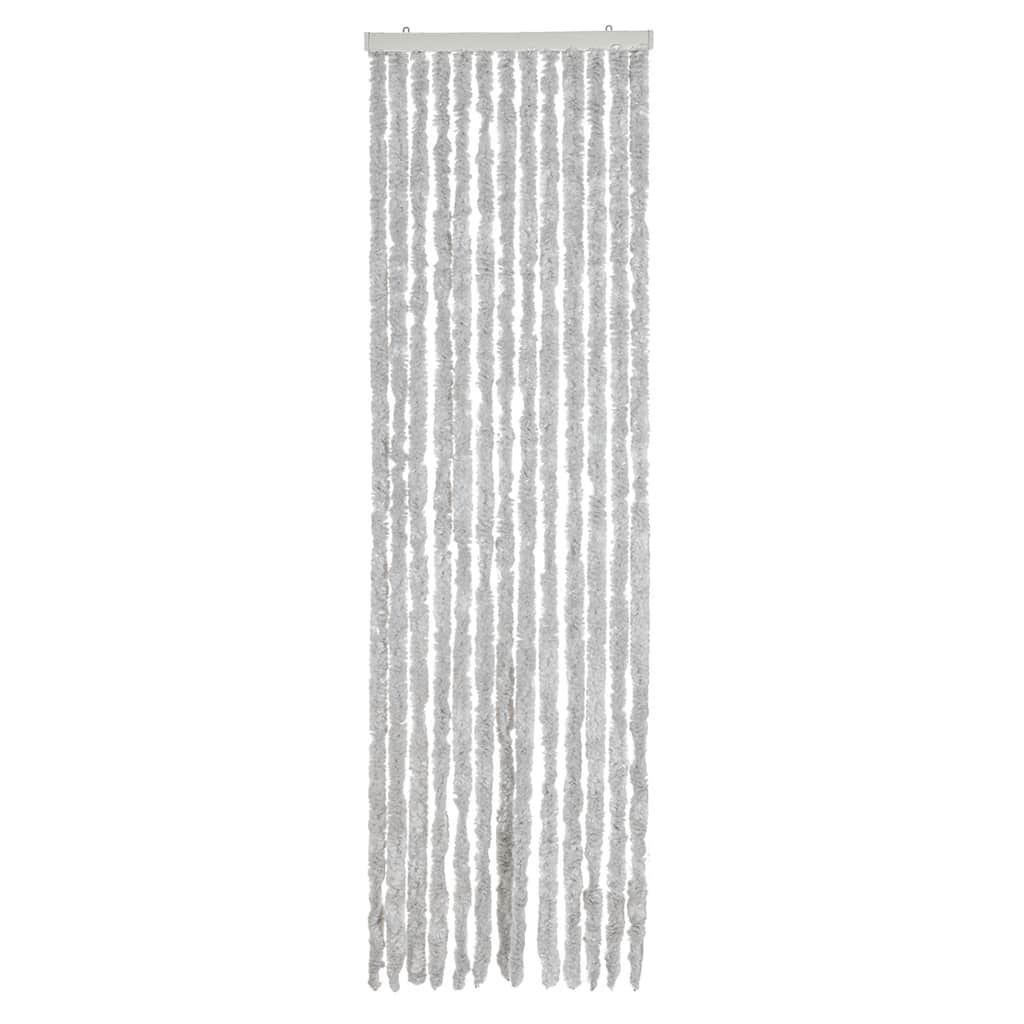 flueforhæng 56x185 cm chenille grå