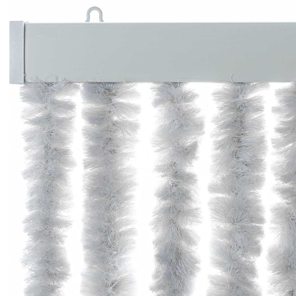 flueforhæng 56x185 cm chenille grå