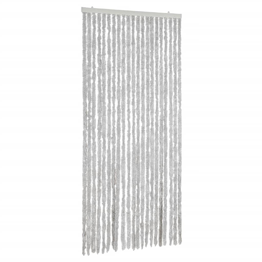 flueforhæng 90x200 cm chenille grå