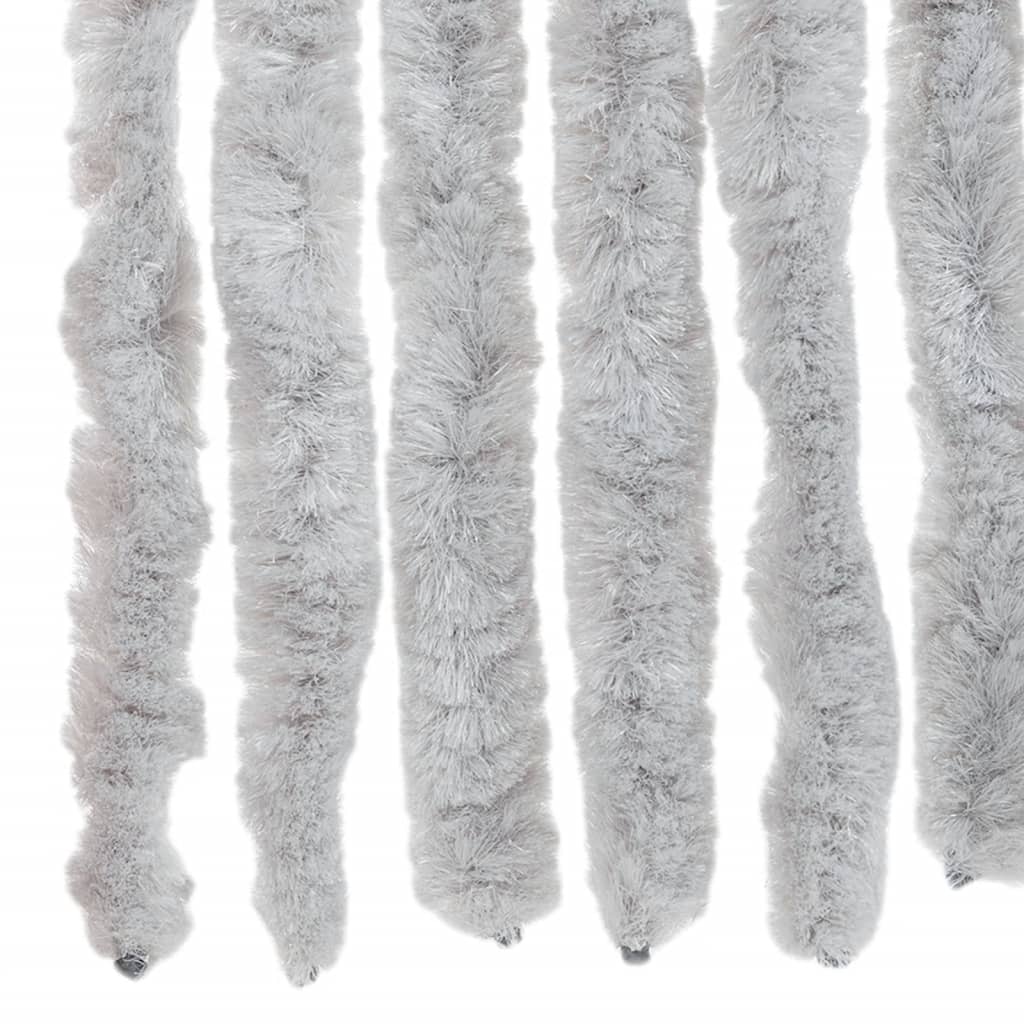 flueforhæng 90x200 cm chenille grå