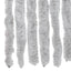 flueforhæng 90x220 cm chenille grå