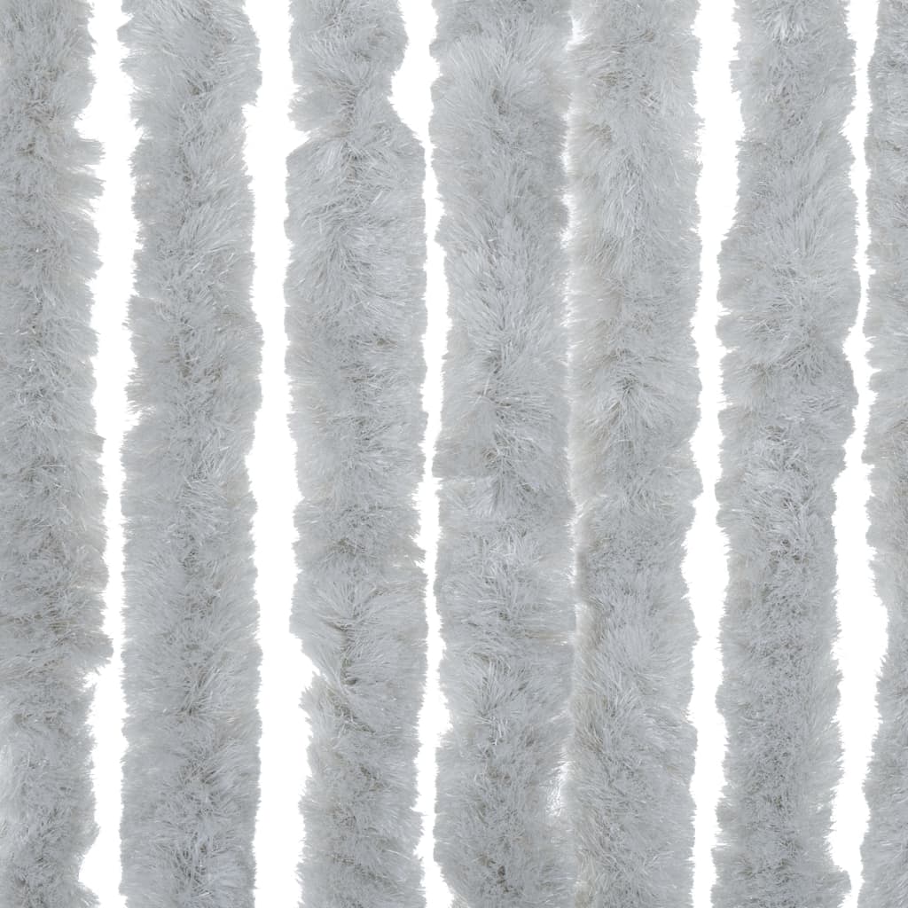 flueforhæng 90x220 cm chenille grå