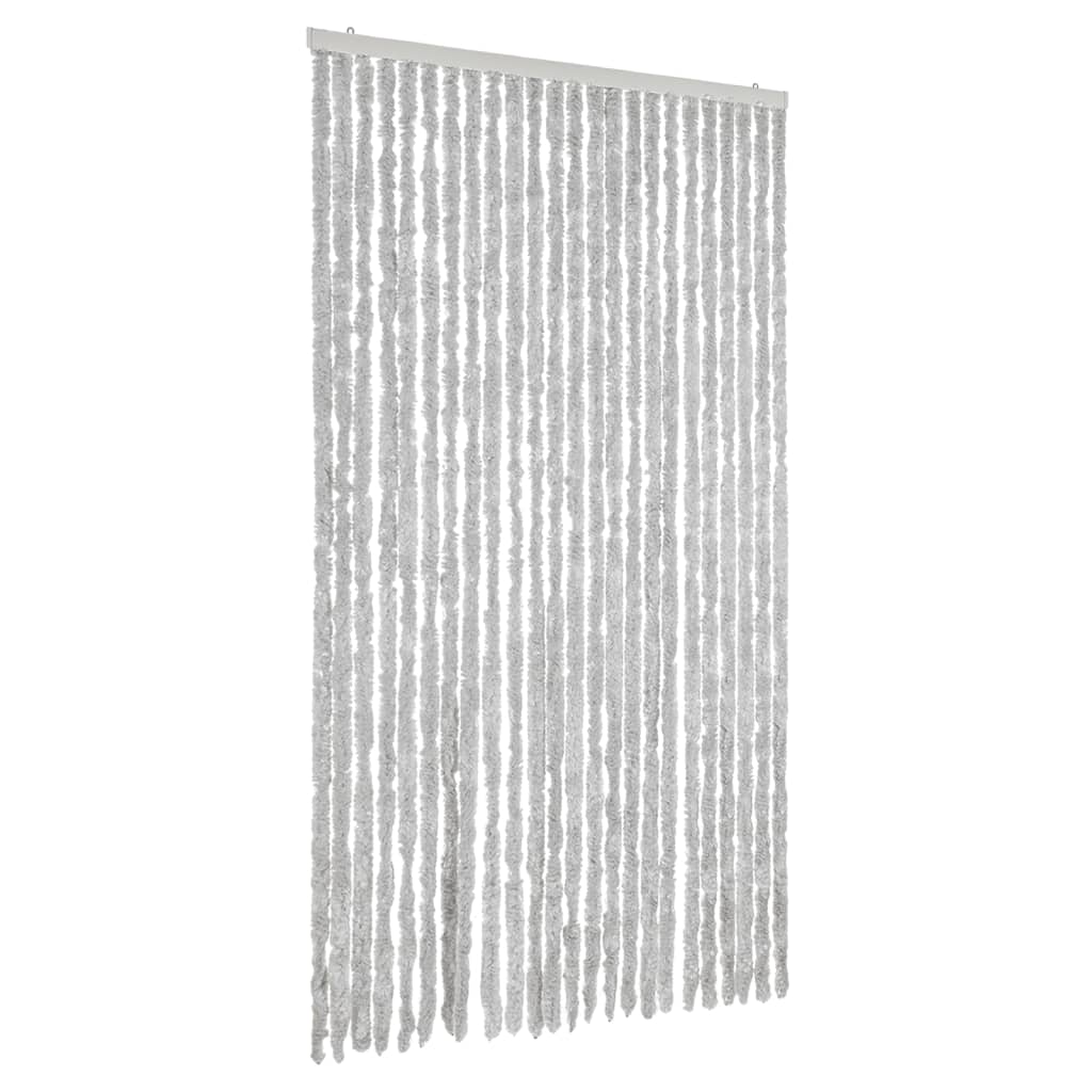 flueforhæng 100x200 cm chenille grå