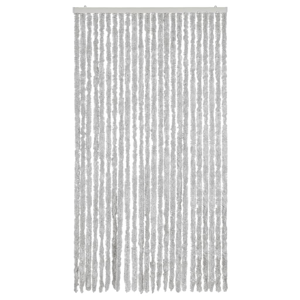 flueforhæng 100x220 cm chenille grå