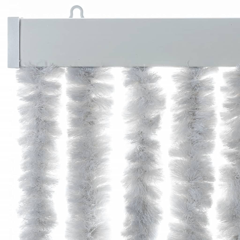 flueforhæng 100x220 cm chenille grå
