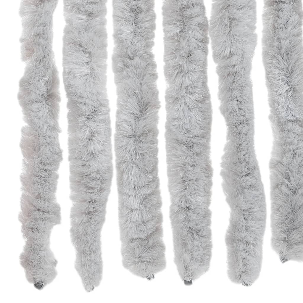 flueforhæng 100x220 cm chenille grå