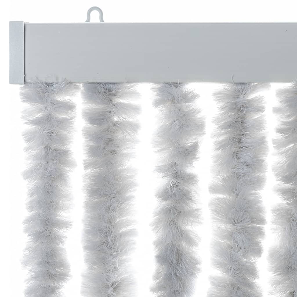 flueforhæng 100x230 cm chenille grå