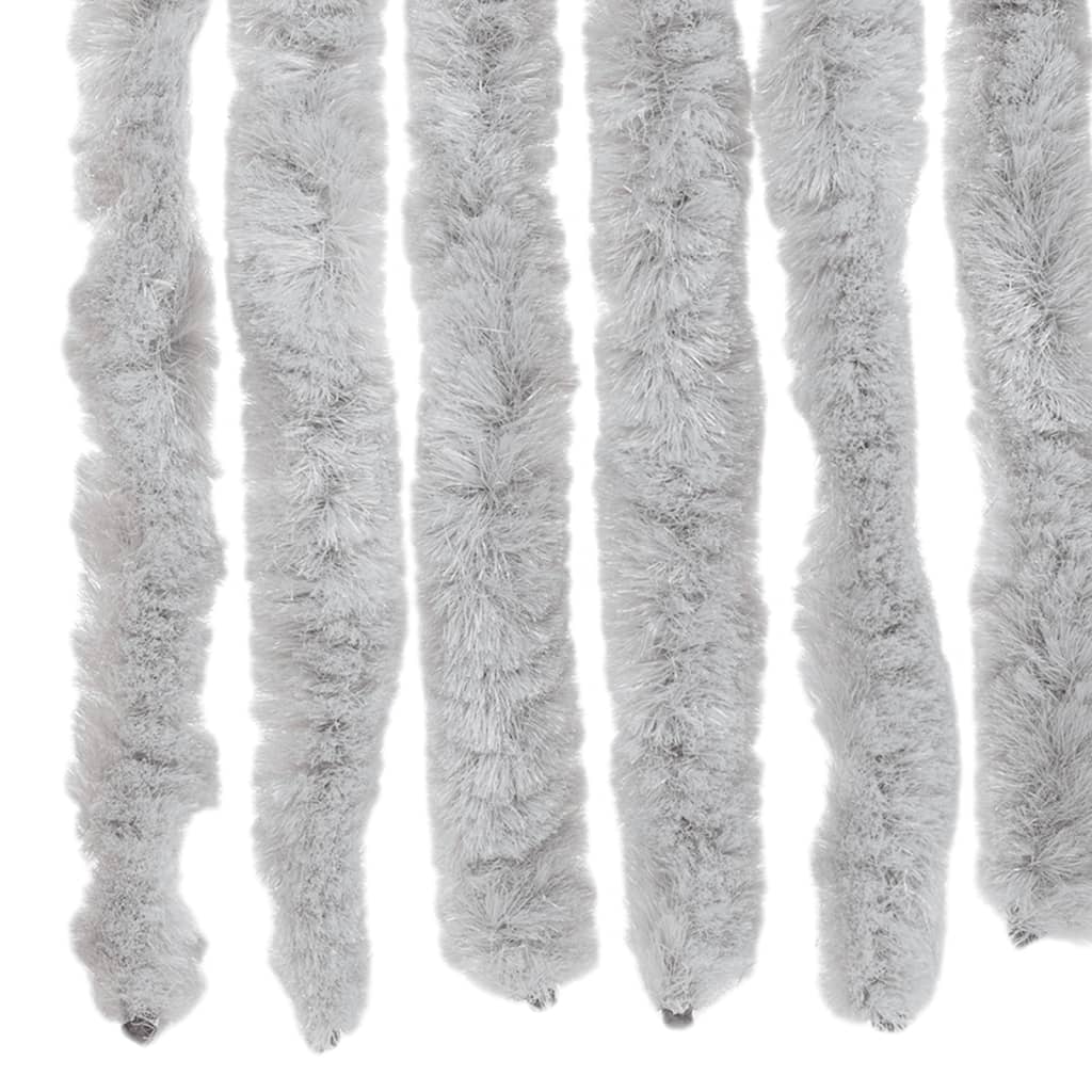 flueforhæng 100x230 cm chenille grå