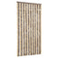 flueforhæng 90x220 cm chenille mørkebrun og beige