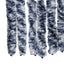 flueforhæng 100x230 cm chenille blå og hvid