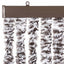 flueforhæng 100x200 cm chenille brun og beige