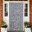 flueforhæng 100x230 cm chenille sølvfarvet