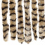 flueforhæng 90x200 cm chenille beige og brun