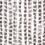 flueforhæng 100x230 cm chenille gråbrun og hvid