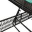 liggestol med hynde sort polyrattan