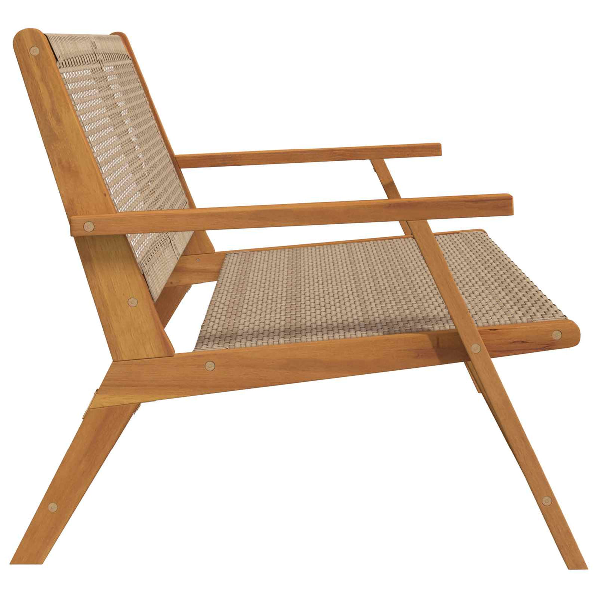 Havemøbler Beige 122 x 78 x 73 cm Massivt Akacietræ