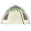 3-personers campingtelt kuppel quick-release grøn