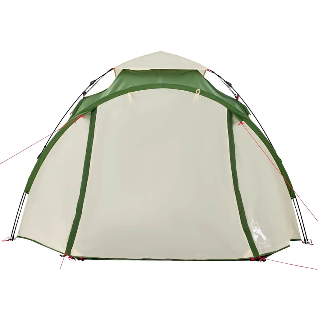 3-personers campingtelt kuppel quick-release grøn