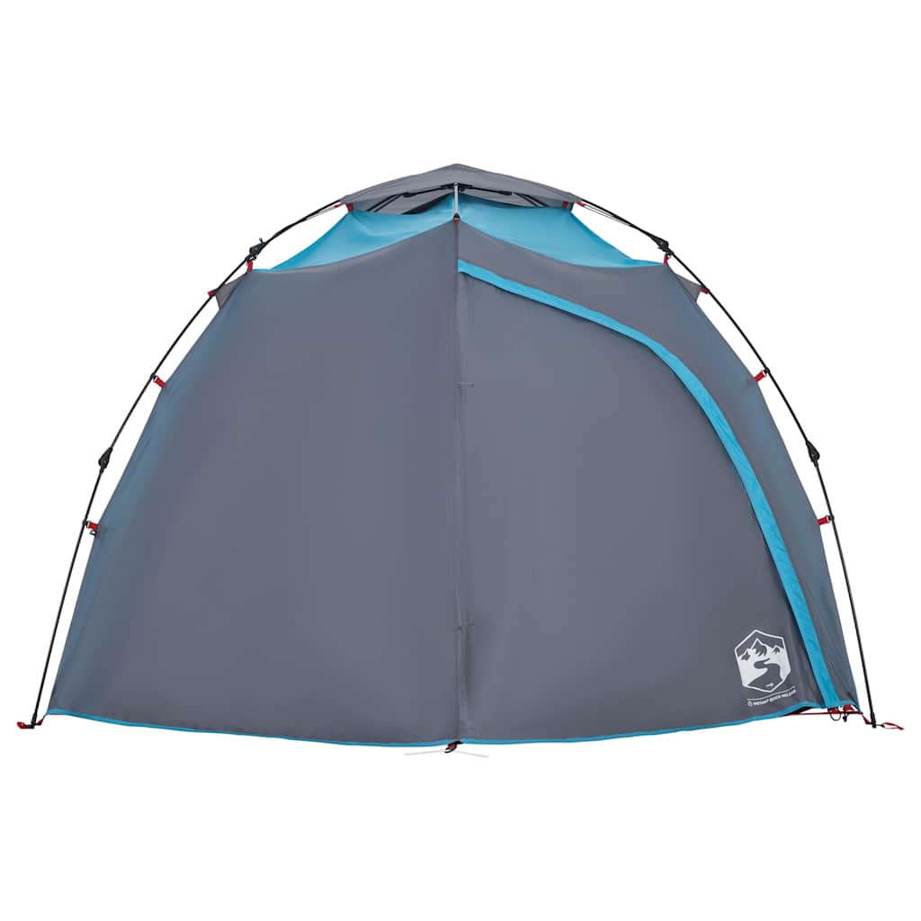 4-personers campingtelt quick-release blå