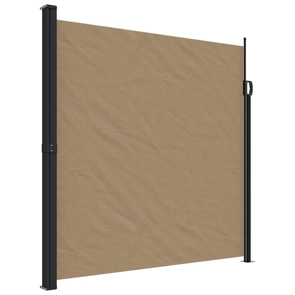 sammenrullelig sidemarkise 200x300 cm gråbrun