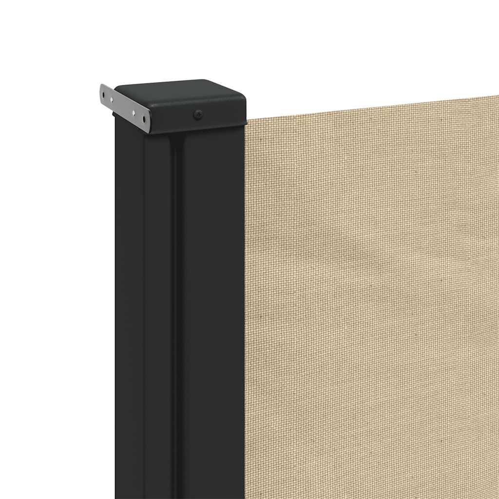 sammenrullelig sidemarkise 140x500 cm beige