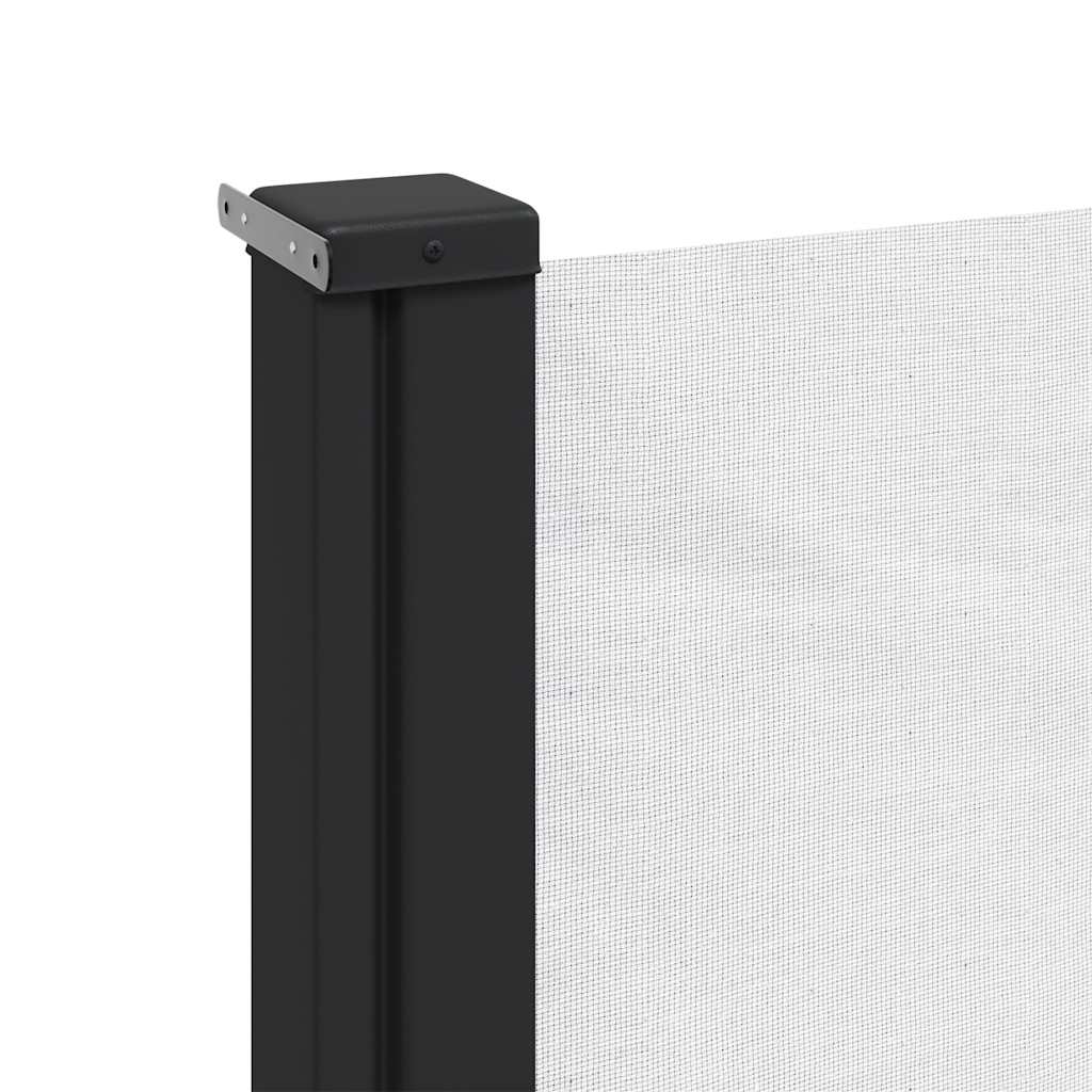 sammenrullelig sidemarkise 180x500 cm hvid