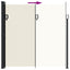 sidemarkise 200x500 cm sammenrullelig cremefarvet