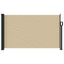 sammenrullelig sidemarkise 120 x 600 cm beige