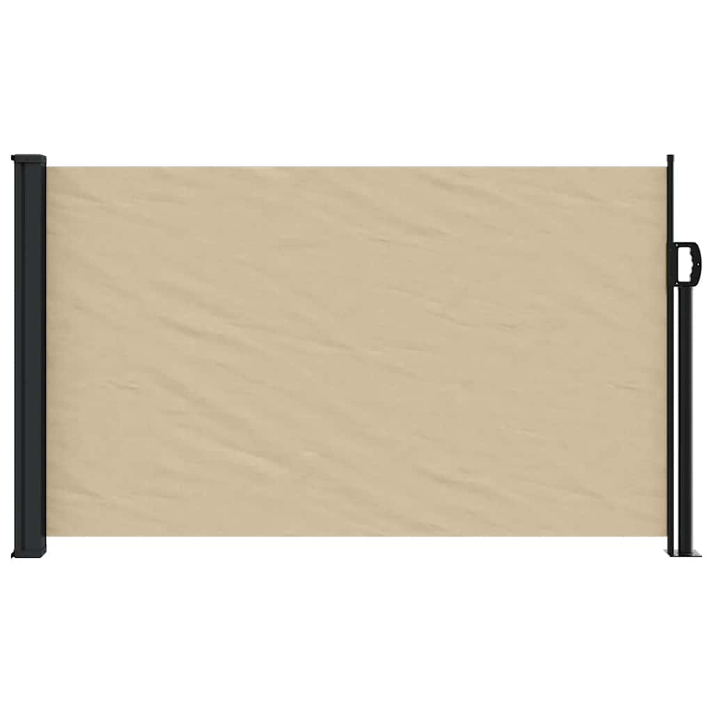 sammenrullelig sidemarkise 120 x 600 cm beige